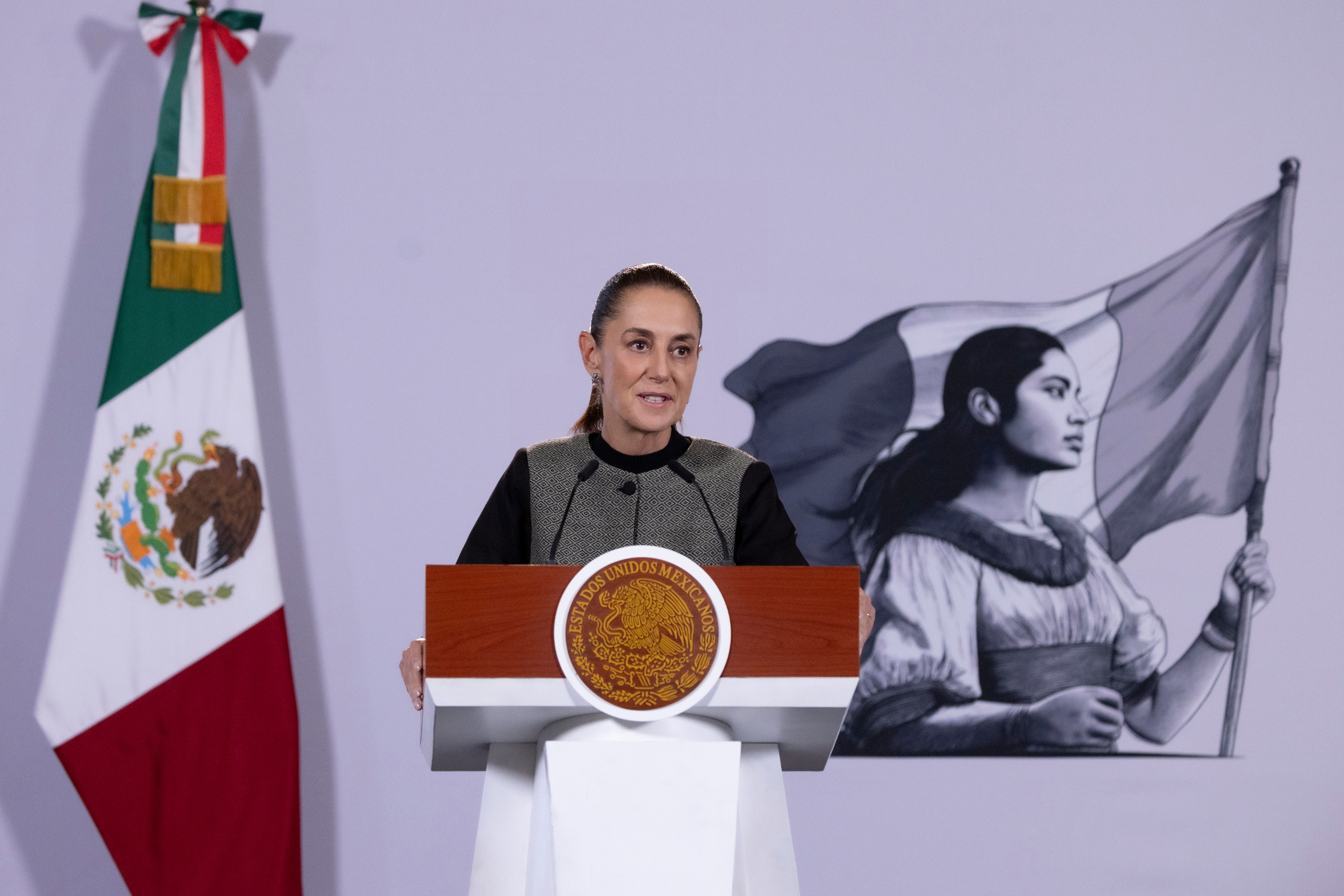 Rinde Claudia Sheinbaum homenaje a Cuauhtémoc Cárdenas; destaca su lucha social