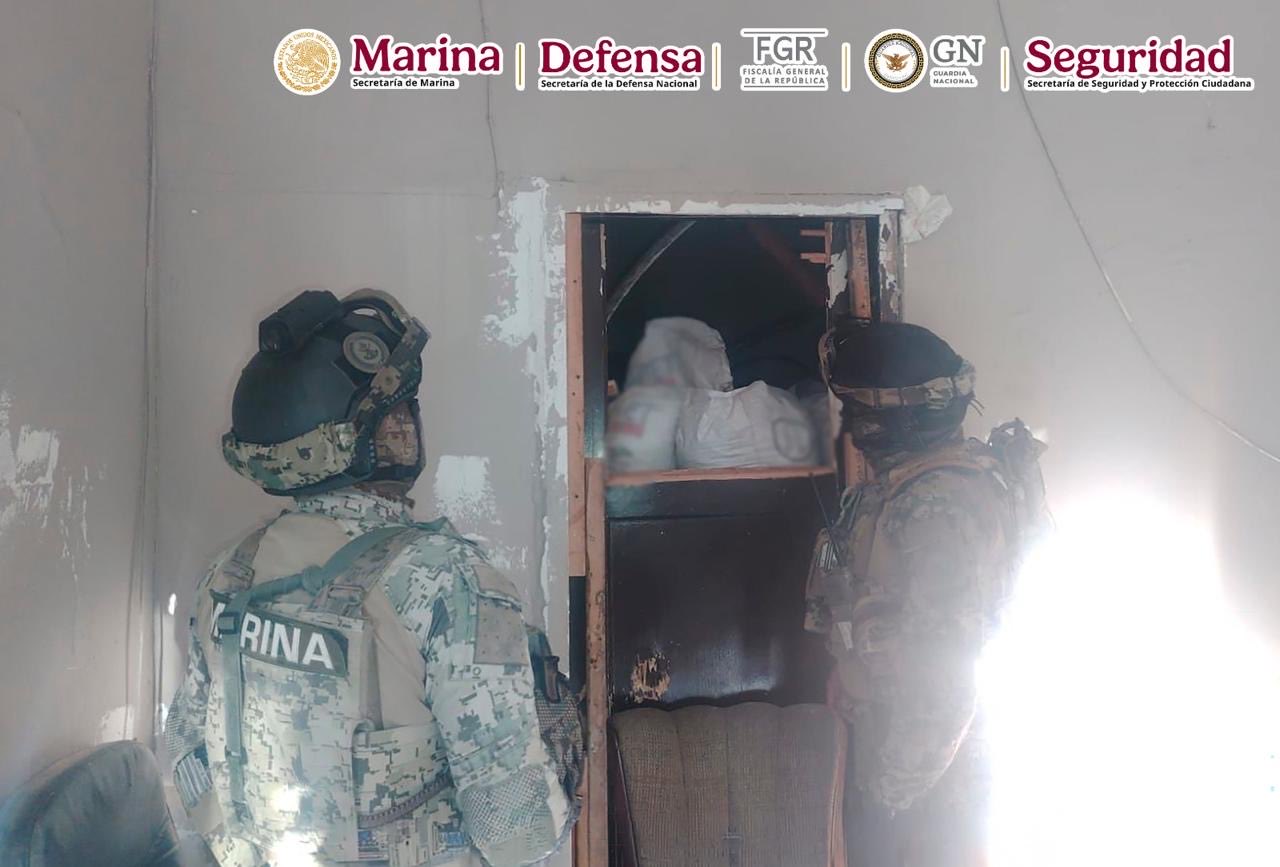 Inhabilita Gabinete de Seguridad un túnel con dirección hacia Estados Unidos en Nogales, Sonora