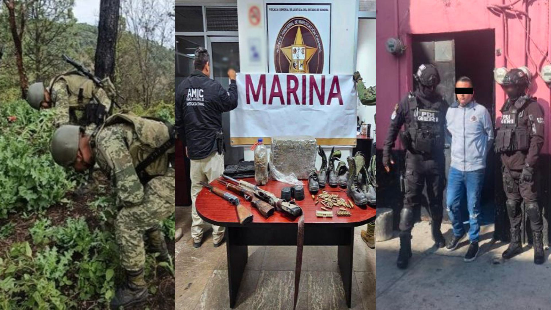 Avanza Estrategia Nacional de Seguridad: desarticulan redes del crimen organizado con millonarios aseguramientos de droga y armamento