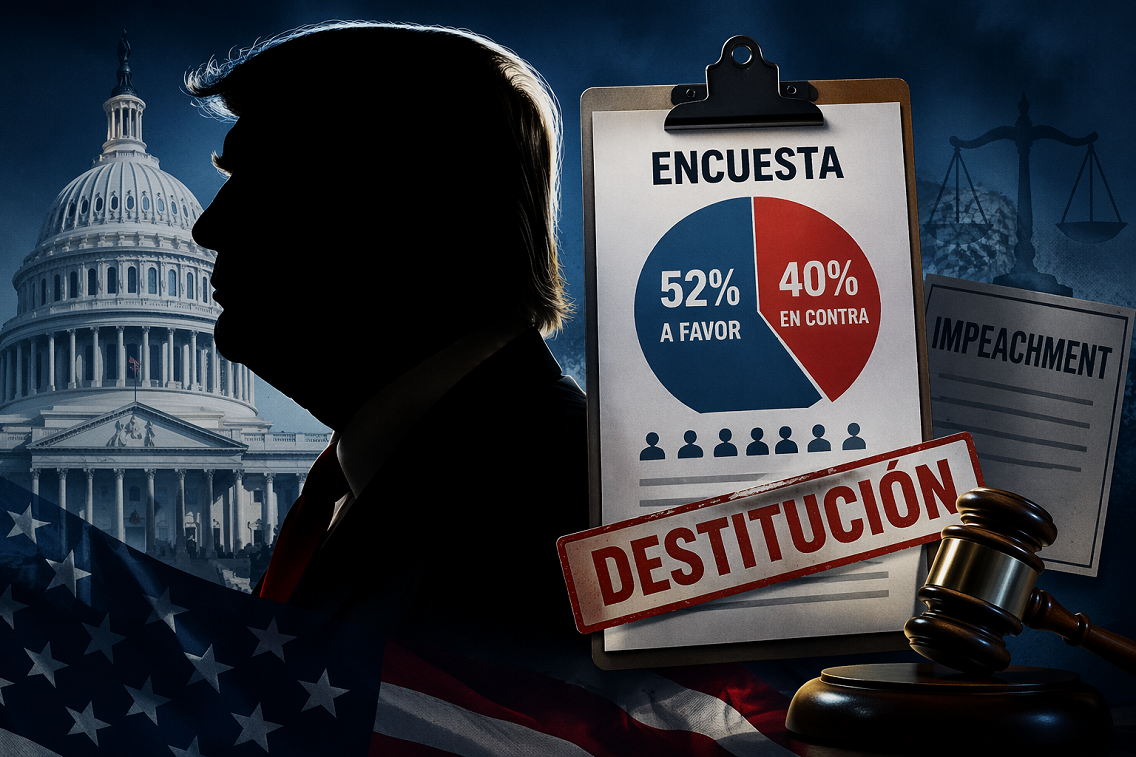 Respalda mayoría de estadounidenses proceso de destitución contra Donald Trump