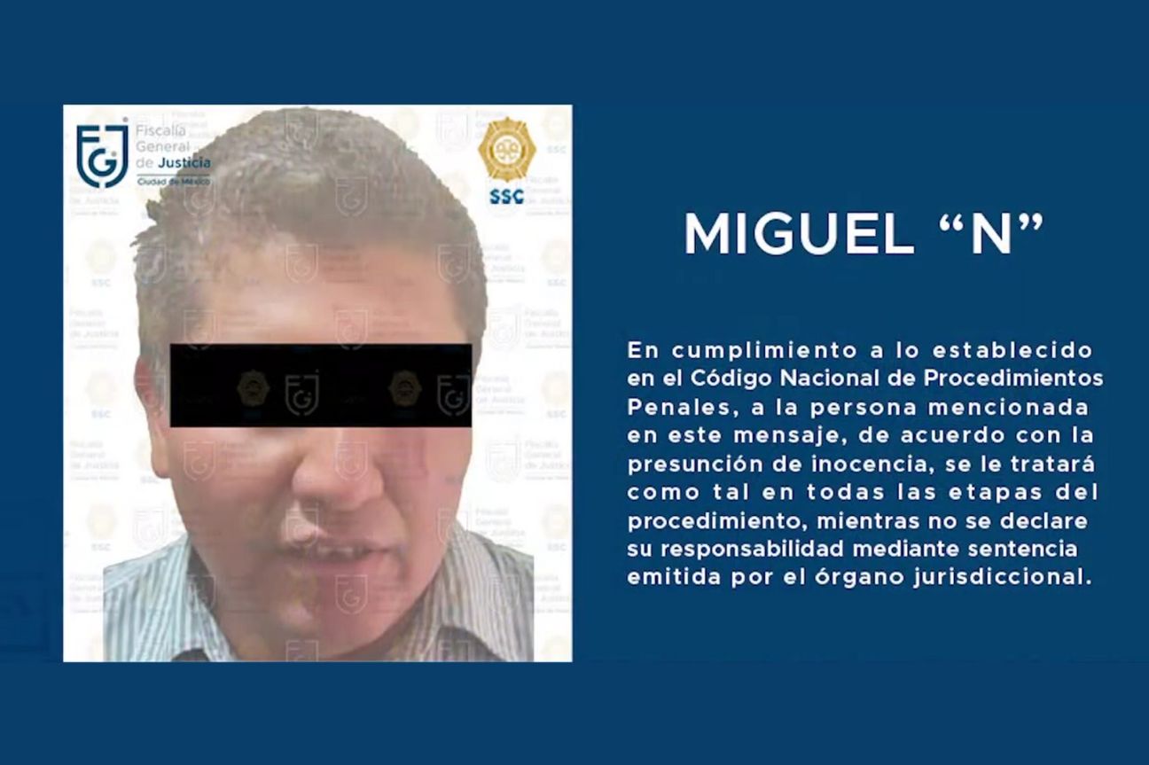 Confirma FGJ-CDMX la identidad de tres posibles víctimas de Miguel “N”, presunto feminicida serial